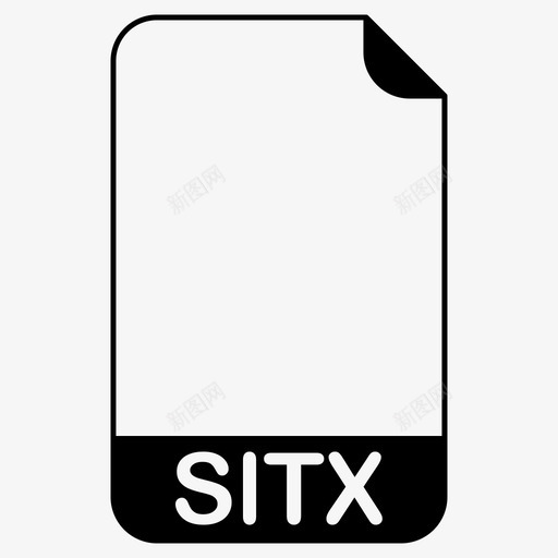 sitx文件文件扩展名文件格式图标svg_新图网 https://ixintu.com sitx文件 stuffitx存档 文件扩展名 文件格式 文件类型