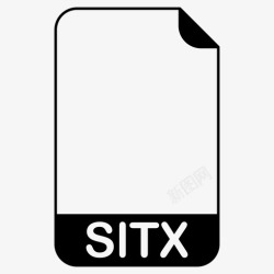 sitx文件sitx文件文件扩展名文件格式图标高清图片