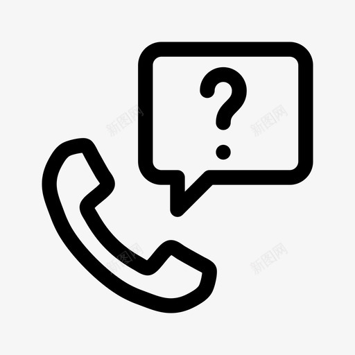 电话问题询问面试图标svg_新图网 https://ixintu.com 号码错误 电话问题 筛选 询问 面试