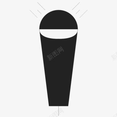 麦克风卡拉OK调音图标图标