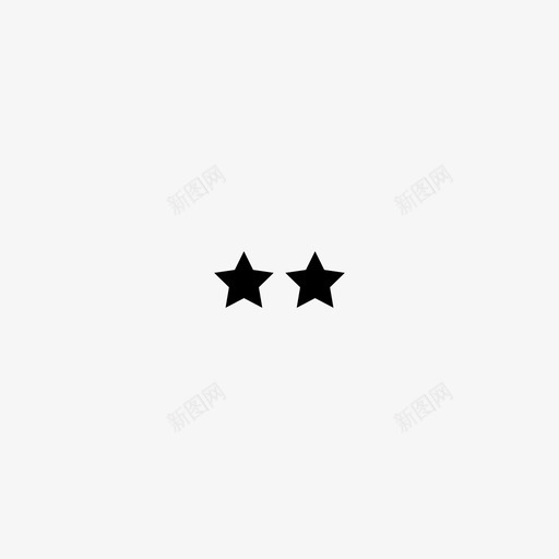 两颗星评级评级量表图标svg_新图网 https://ixintu.com 两颗星 评级 评级星 评级量表