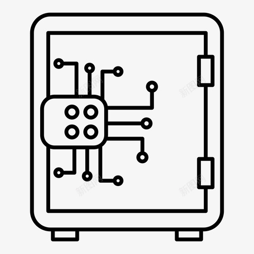 加密保险库网络安全加密图标svg_新图网 https://ixintu.com 加密 加密保险库 智能 网络保护 网络安全 网络安全网络保护大纲