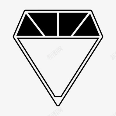 钻石昂贵的宝石图标图标