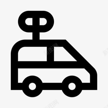 汽车玩具汽车运输工具图标图标