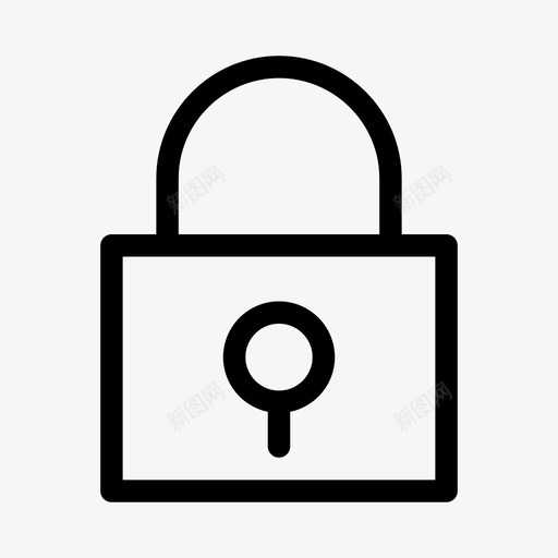 锁定安全接口元素ios优化图标svg_新图网 https://ixintu.com 安全 接口元素ios优化 锁定