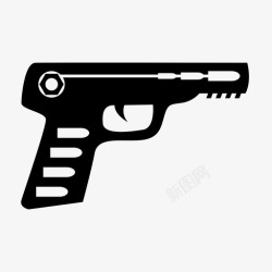 近距离射击声枪枪声射击图标高清图片