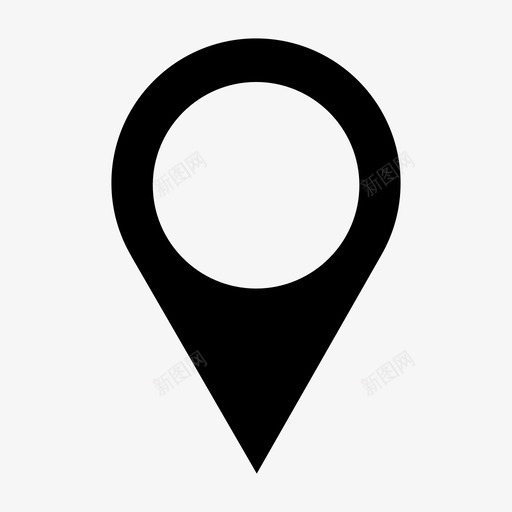 地点位置地图针图标svg_新图网 https://ixintu.com 位置 地图针 地点