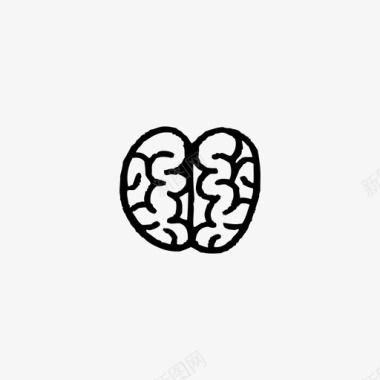 大脑人工智能人脑图标图标