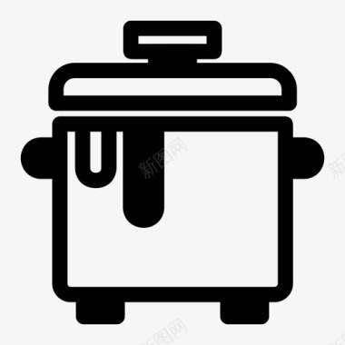 火锅厨师烹饪图标图标
