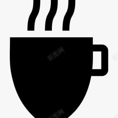 浓缩咖啡杯咖啡热咖啡图标图标