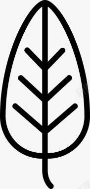 榆叶秋天植物图标图标