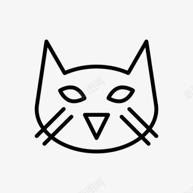 猫动物万圣节图标图标