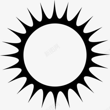 太阳日出图标图标
