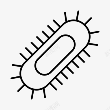 狂犬病细菌感染图标图标
