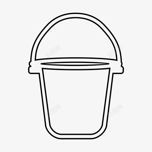 桶容器液体图标svg_新图网 https://ixintu.com 容器 桶 水 浴室 液体