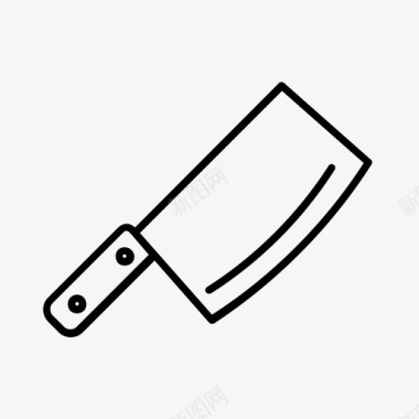 刀屠刀厨师刀图标图标