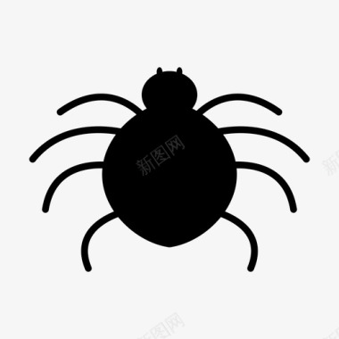 蜘蛛恐惧症臭虫图标图标