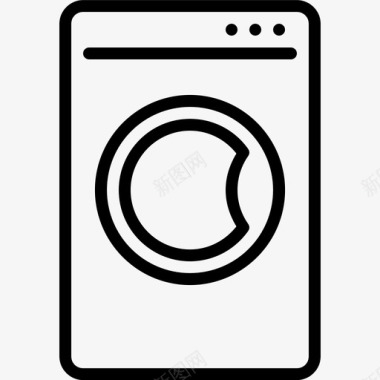 洗衣机电器工艺图标图标