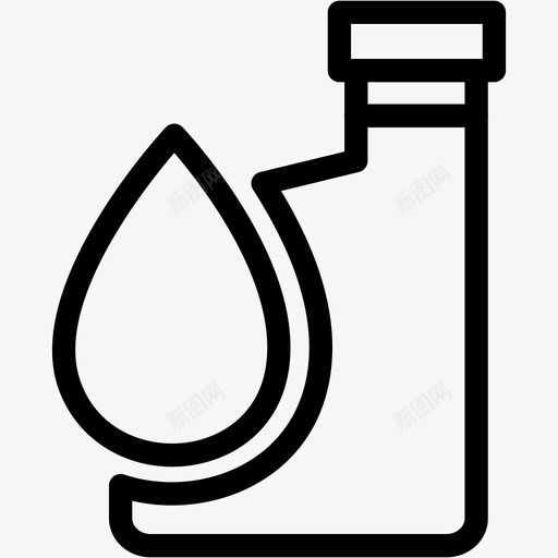 油瓶罐装燃料图标svg_新图网 https://ixintu.com 汽油 油瓶 燃料 罐装 转运
