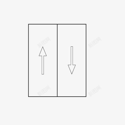 大楼内电梯-01svg_新图网 https://ixintu.com 大楼内电梯-01