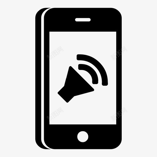 智能手机音量智能手机功能图标svg_新图网 https://ixintu.com 智能手机 智能手机功能 音量