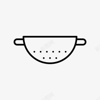 滤器厨房意大利面图标图标