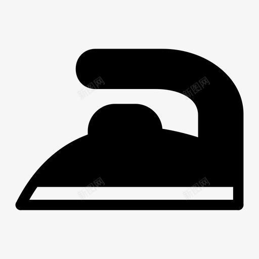 熨斗衣服家用图标svg_新图网 https://ixintu.com 家用 洗衣 熨斗 熨烫 衣服