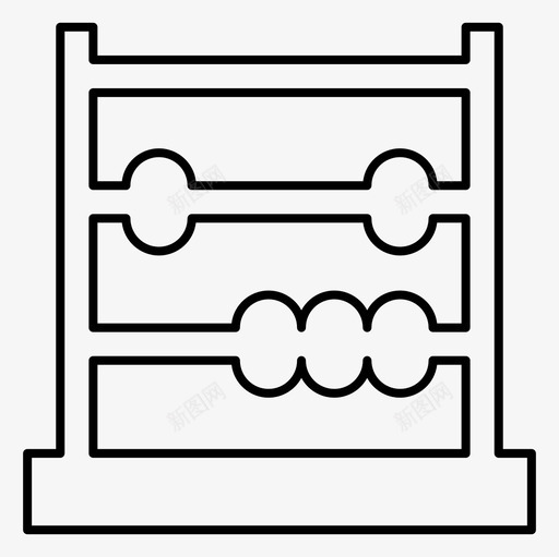 算盘生意图标svg_新图网 https://ixintu.com 生意 算盘