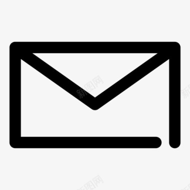 封闭式信封电子邮件邮件图标图标