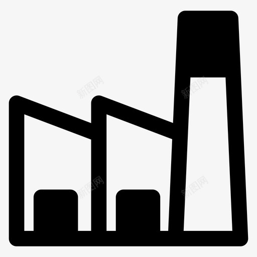 工业工厂图标svg_新图网 https://ixintu.com 工业 工厂