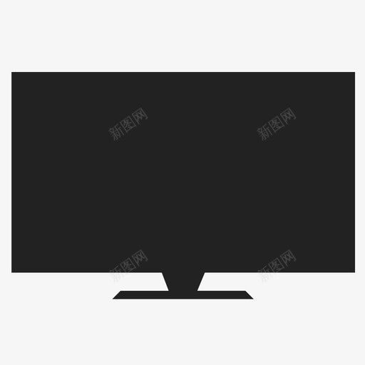 电视数字技术显示器图标svg_新图网 https://ixintu.com 数字技术 显示器 电视 电视机