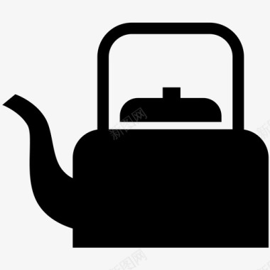 水壶锅炉烹饪图标图标