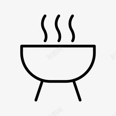 烧烤烹饪聚会图标图标