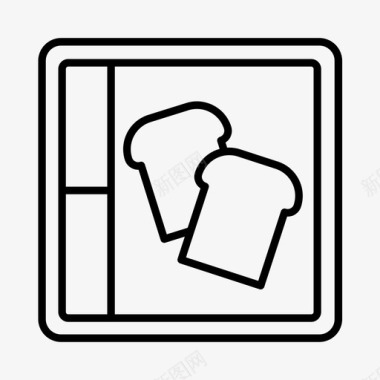 午餐托盘自助餐厅食堂图标图标