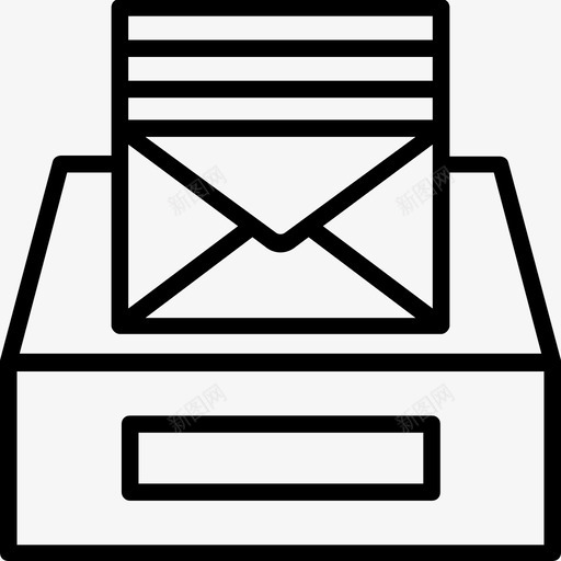 邮箱信箱邮件服务图标svg_新图网 https://ixintu.com 信箱 房地产行图标集 邮件服务 邮箱