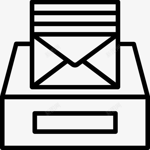 邮箱信箱邮件服务图标svg_新图网 https://ixintu.com 信箱 房地产行图标集 邮件服务 邮箱