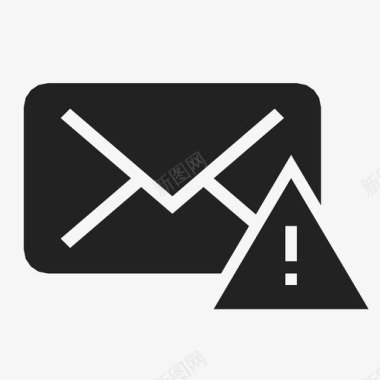邮件错误信封图标图标