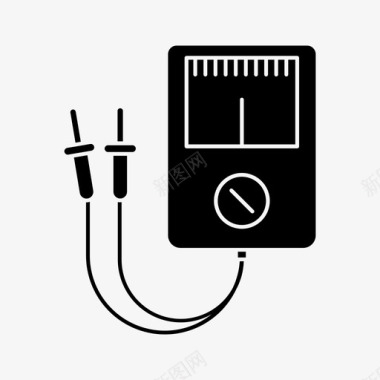 电压表安培表结构图标图标