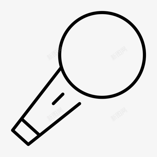 麦克风广告音频图标svg_新图网 https://ixintu.com 声音 媒体 广告 音量 音频 麦克风
