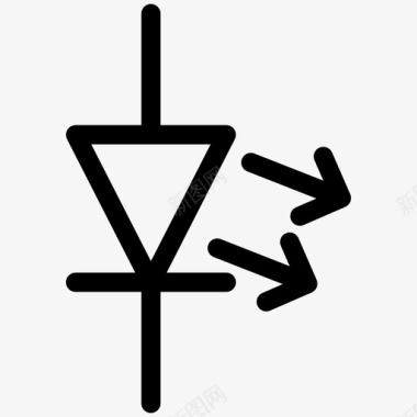 二极管led二极管led符号电子符号概述图标图标