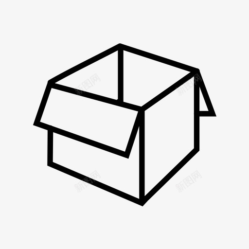 盒子购买包装图标svg_新图网 https://ixintu.com 包装 包裹 打开包装 电子商务卷2 盒子 购买
