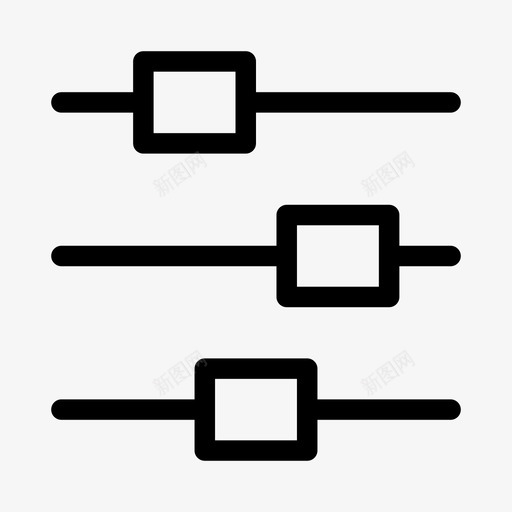 滑块设置界面元素ios优化图标svg_新图网 https://ixintu.com 滑块 界面元素ios优化 设置