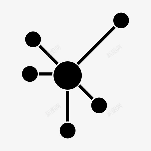 共享组织网络连接图标svg_新图网 https://ixintu.com 业务连接 共享 组织 网络连接