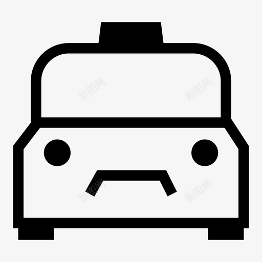 警车快车优步图标svg_新图网 https://ixintu.com 优步 快车 警车 车辆