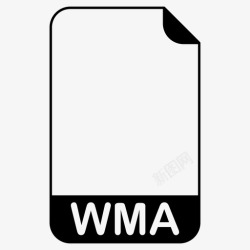 WMA扩展wma文件文件扩展名文件格式图标高清图片