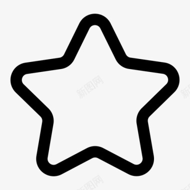 星星五角星圆形星图标图标
