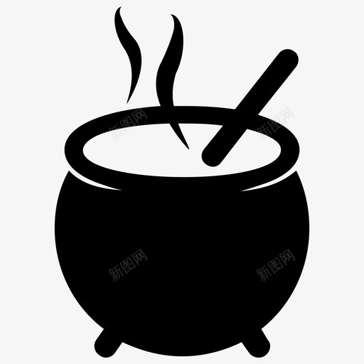 大锅烹饪图标svg_新图网 https://ixintu.com 大锅 烹饪