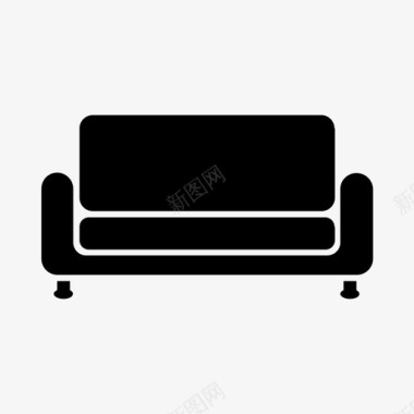 沙发达文波特沙发沙发床图标图标