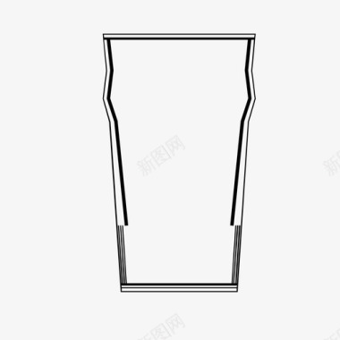 酒吧玻璃饮料玻璃器皿图标图标