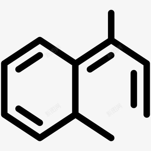苯化学结构有机结构图标svg_新图网 https://ixintu.com 化学结构 有机结构 生物学概述 苯